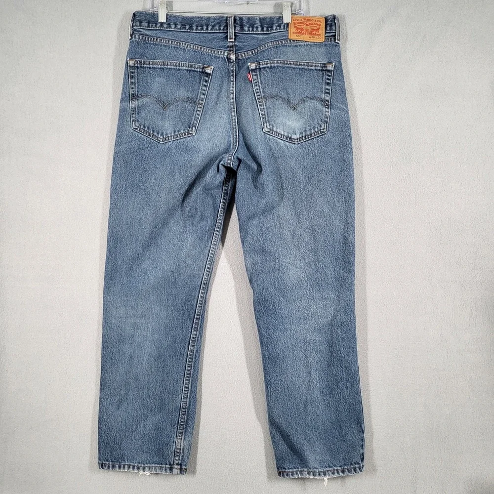 Levi's 550‎ Jeans Men's 36x30 Blue Denim Relaxed Fit Casual Everyday Wear